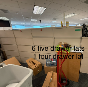 Five drawer Lateral Files