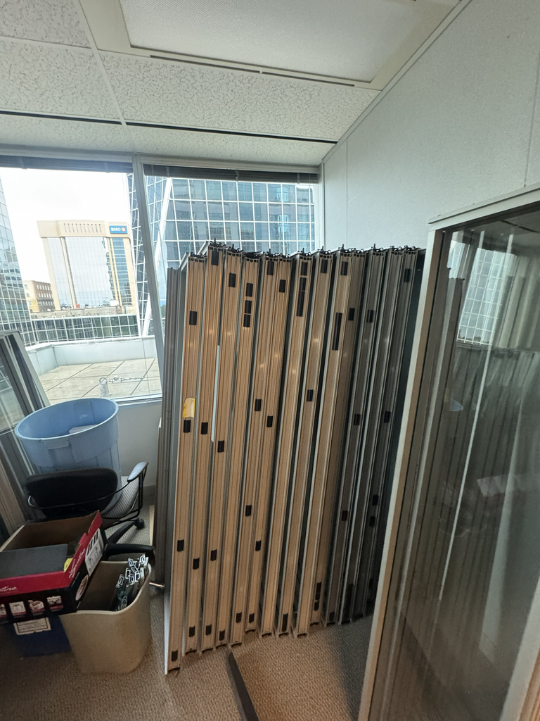 Glass Panels stack on tops