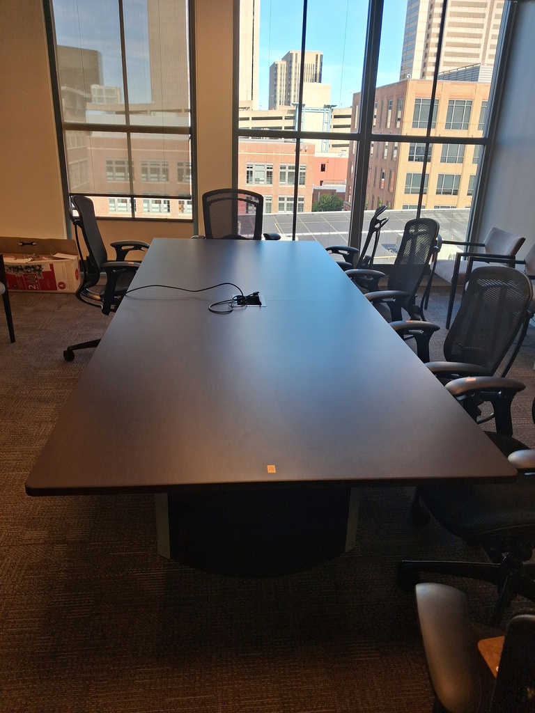 2 Piece conference table wood