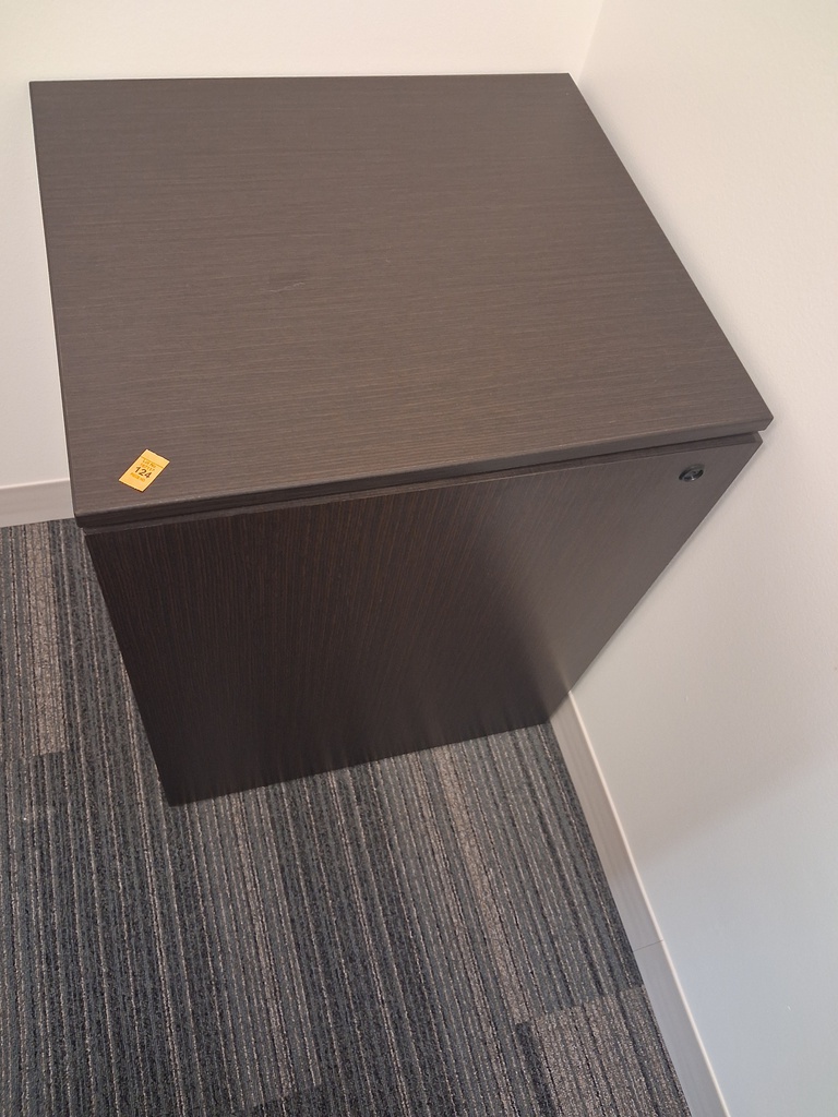 Wood single door cabinet