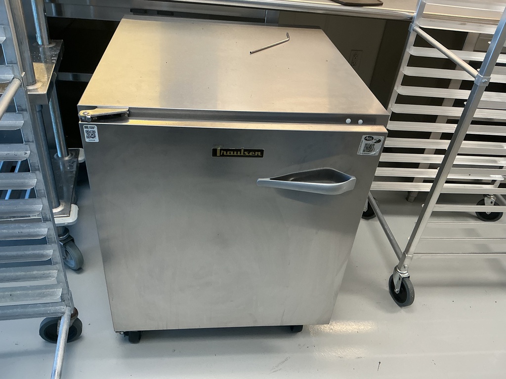 Refrigerator under counter on wheels 