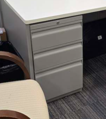 3 Drawer File Cabinet