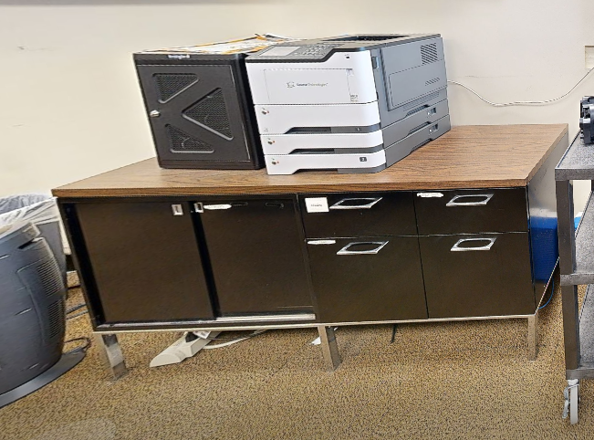 4 drawer credenza