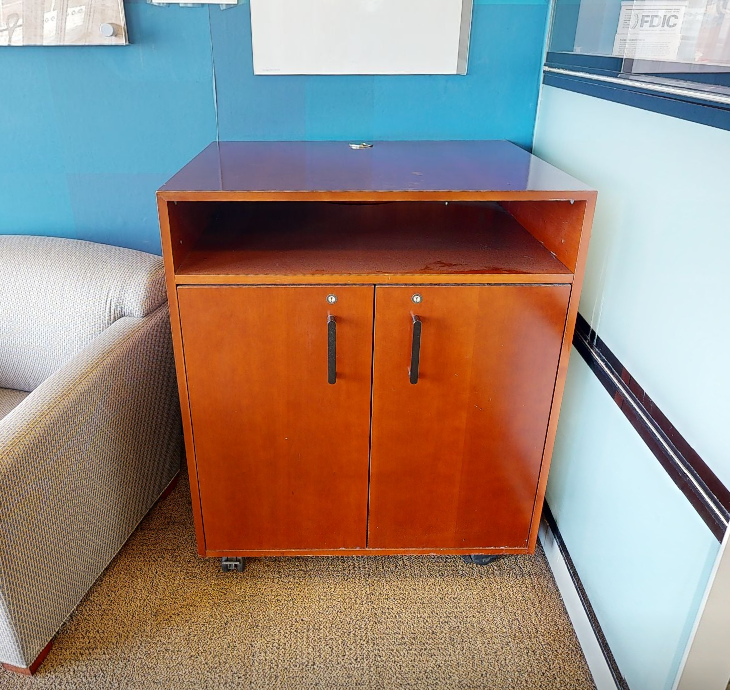 2-Door coffee cabinet