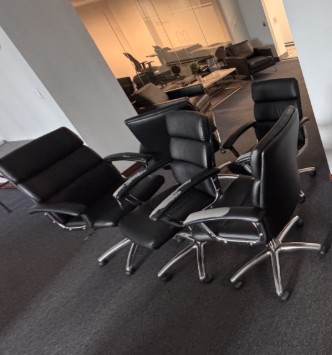 Leather conference chair