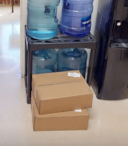 Plastic shelves