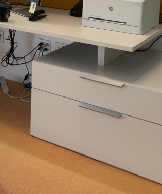 Under-desk storage cabinets