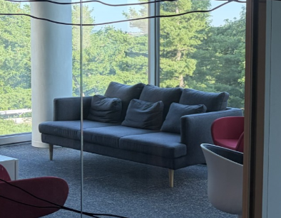 Grey 3-seater sofa