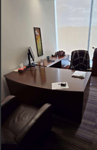 L shape desk