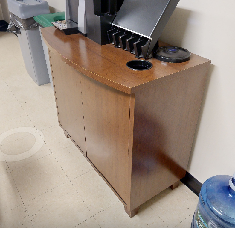 2-Door coffee cabinet