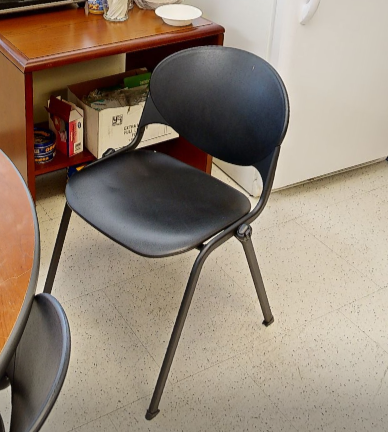 Blk cafe chair