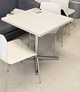 Square break table