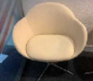 AC Forster Armchair
Beige fabric upholstery
5-Star chromed base on castors
