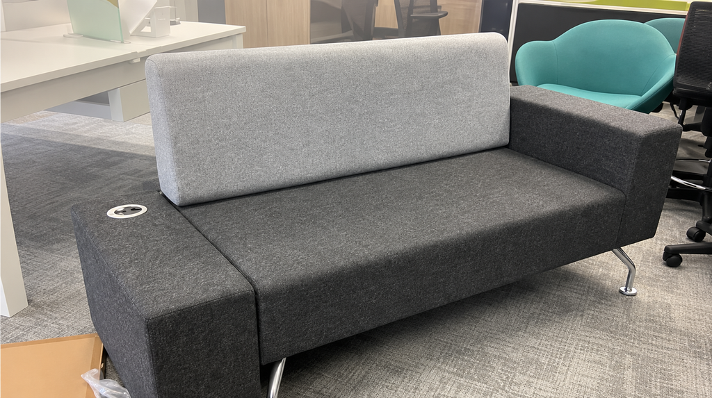 Sofa (2-Seater)
Grey fabric upholstery