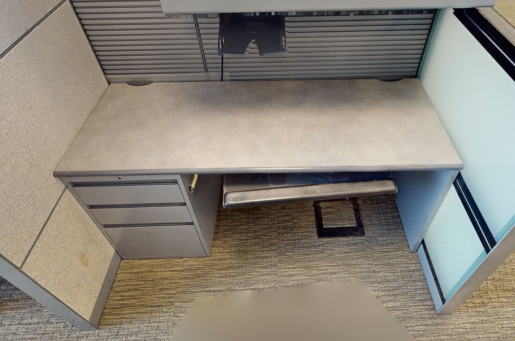 1 ped desk