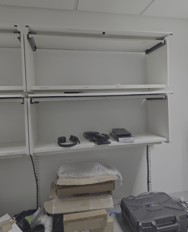 Overhead Cabinets on Tracks
