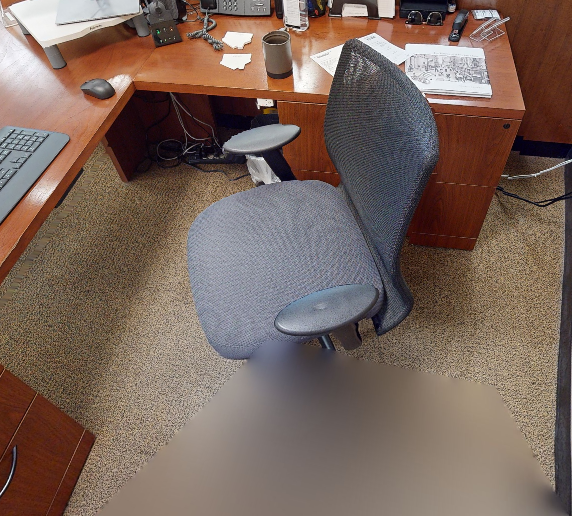 Task chair, with arms