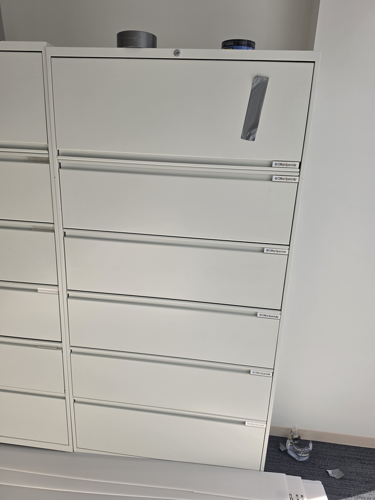36 x 18 x 70 Lateral 5 Drawer