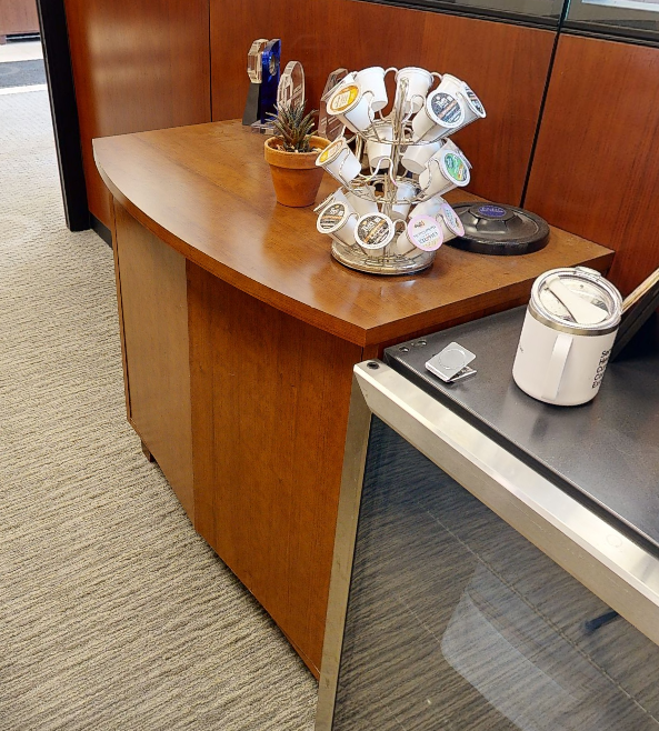 2-Door coffee cabinet