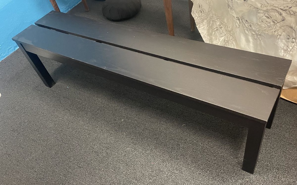 Black bench