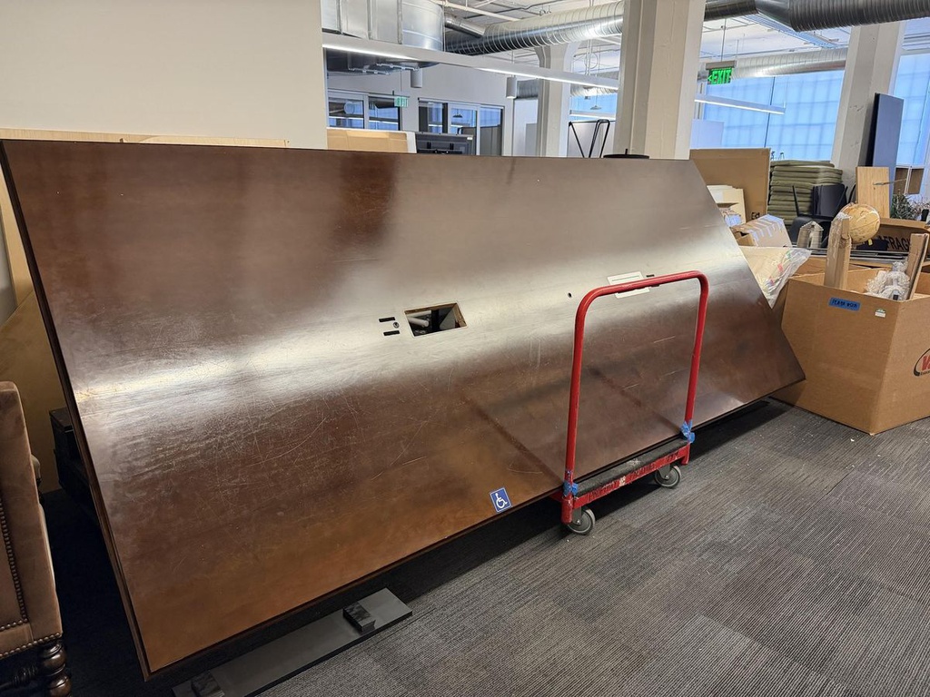 12'L x 5'W Conference table (dissasembled)