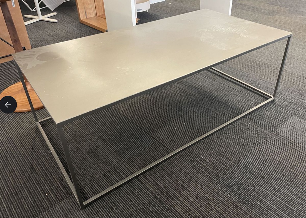 Metal coffee table