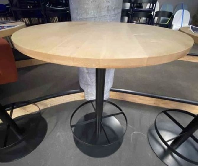 36" Diameter Bar height round table