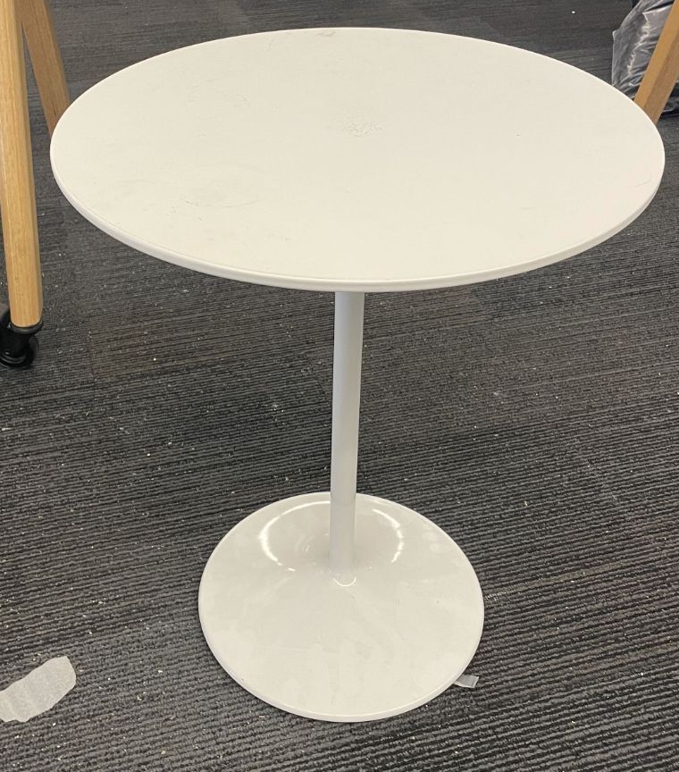 Short plastic side table