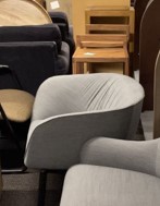 Lounge Chair - Gray, rounded