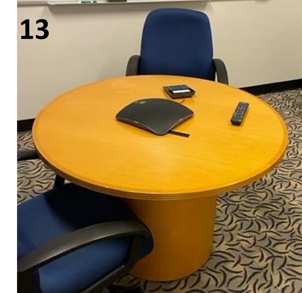 ROUND MAPLE TABLE-D3