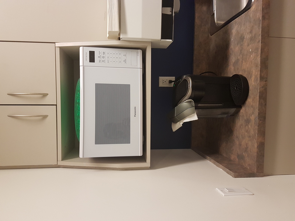 Microwave, white