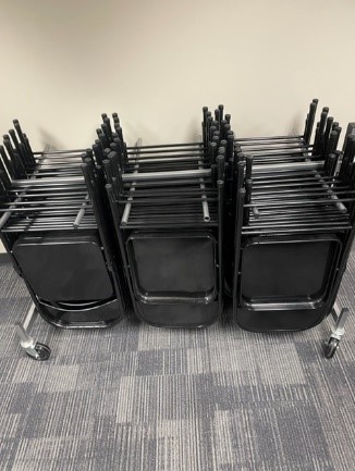 Black Folding Chairs