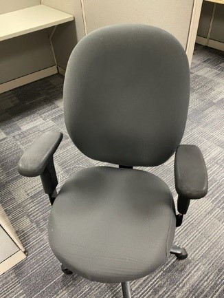 Black Rounded Back, Task Chair
