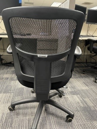 Black Mesh Task Chair "Friant" Wheel