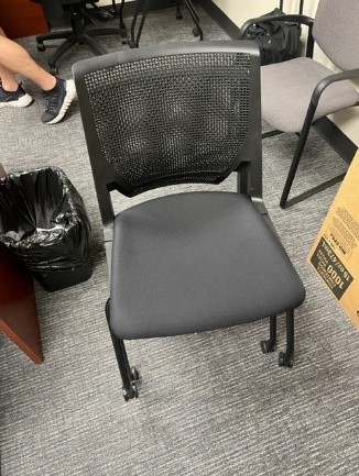 Rolling Black Chairs