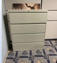 4 Drawer Cream Cabinet