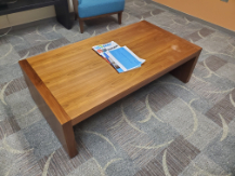 Coffee Table, 56” x 30” x 16"