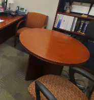 Round Wood Table, 36"