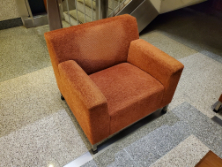 Orange Lounge Chair