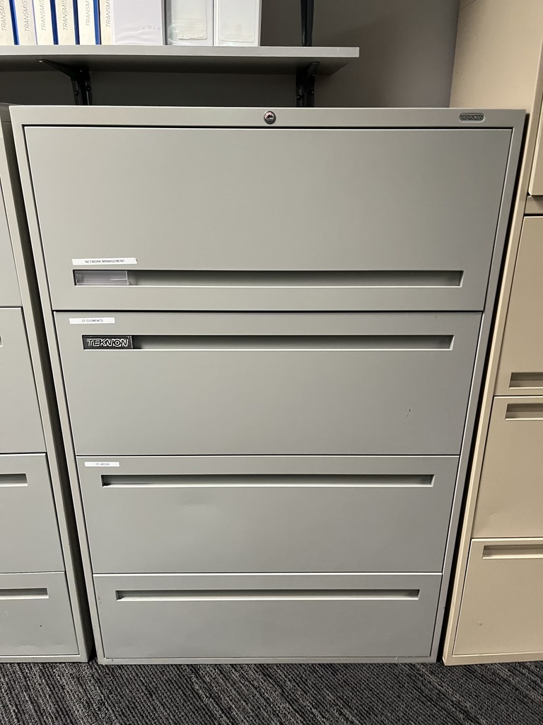 36' by 18' deep 4 high cabinet