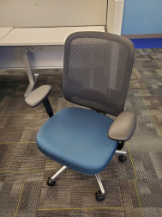 Blue/Grey Mesh Task Chair