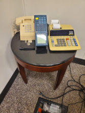 Stone Top Round End Table, 24"