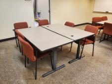 Bronze Laminate Folding Table, 5’ x 30”