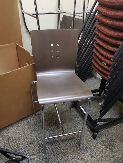 Dark Brown Café Chair