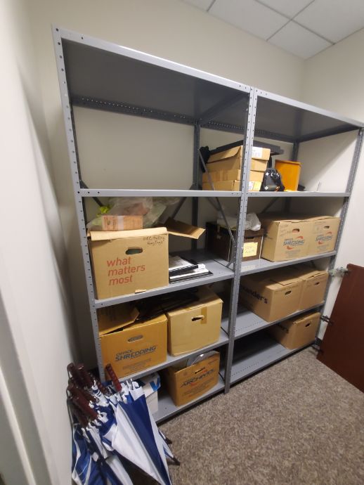 Metal Shelving 48” x 24’ x 84”