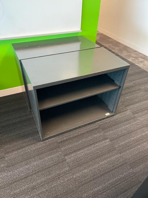 Bookcase - Metal, 2 Shelf