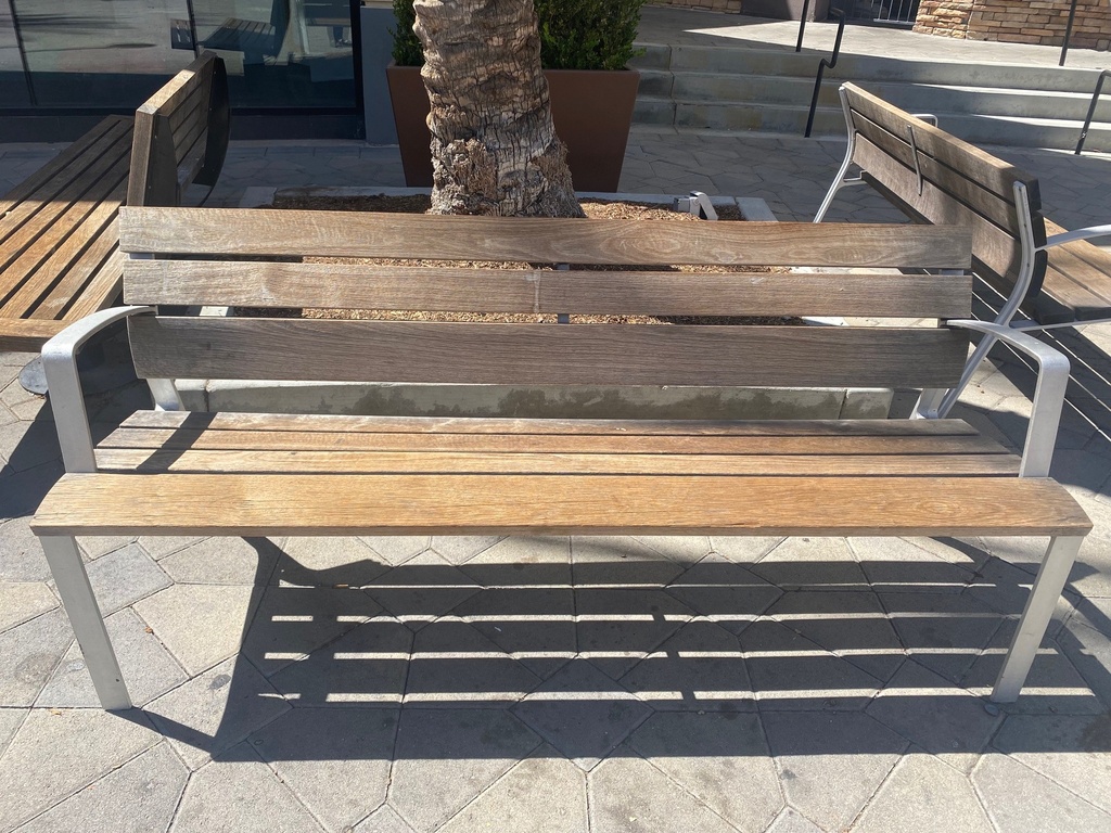 Wood Bench approx 6 ft x 2 ft x30 in high