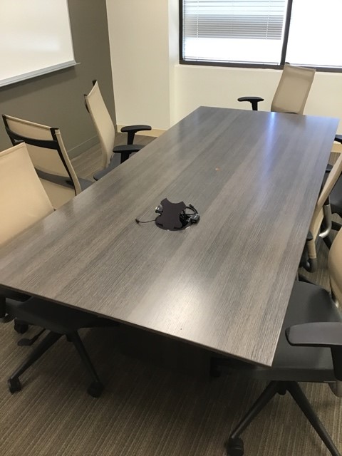 Conference table (8’L x 4'W x 42”H) 