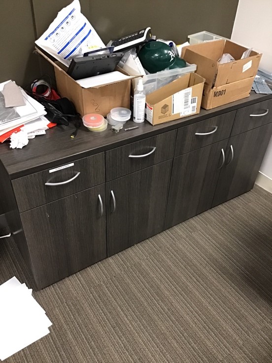 Credenza (20”W x 5’L x 29”H)