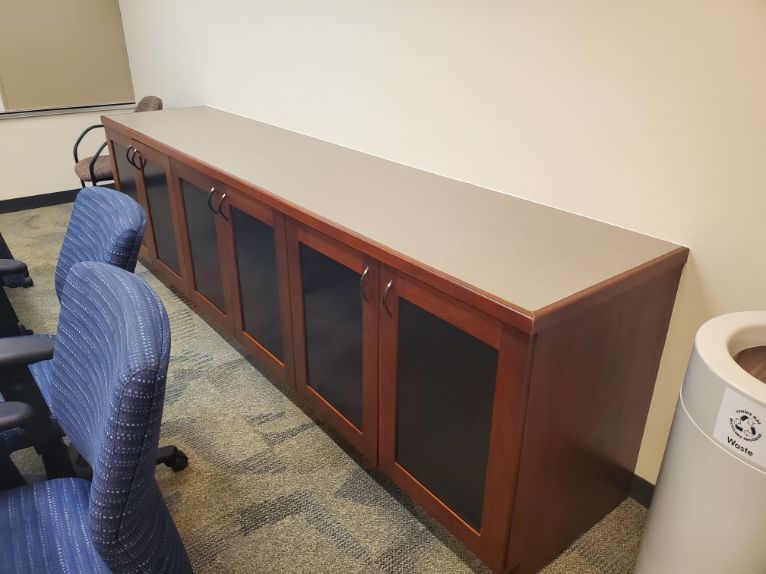 Credenza, 121" x 25" x 34"
